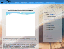 Tablet Screenshot of netdv.de